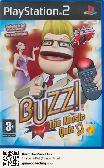 Buzz! The Music Quiz PlayStation 2, France box front