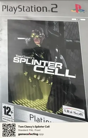 Tom Clancy's Splinter Cell PlayStation 2, PAL box front