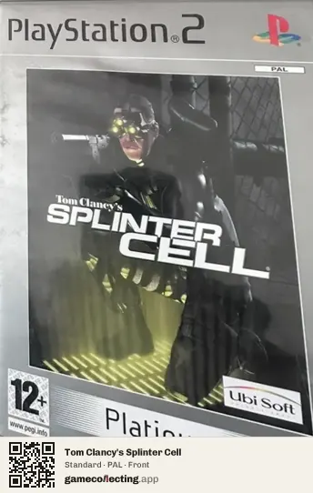 Tom Clancy's Splinter Cell PlayStation 2, PAL box front