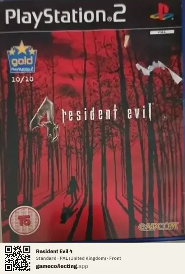 Resident Evil 4 PlayStation 2, United Kingdom box front