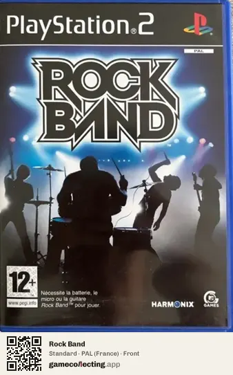 Rock Band PlayStation 2, France box front