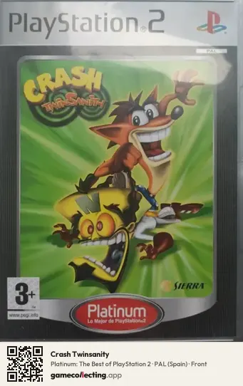 Crash Twinsanity PlayStation 2, Spain box front
