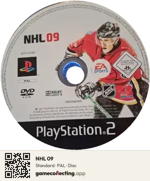 NHL 09 PlayStation 2, PAL disc