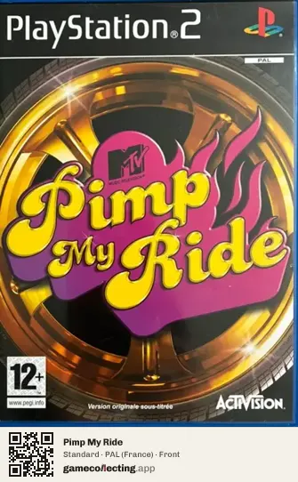 Pimp My Ride PlayStation 2, France box front