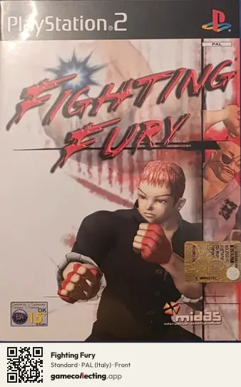 Fighting Fury PlayStation 2, Italy box front