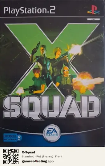 X-Squad PlayStation 2, France box front