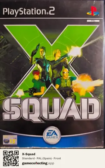 X-Squad PlayStation 2, Spain box front