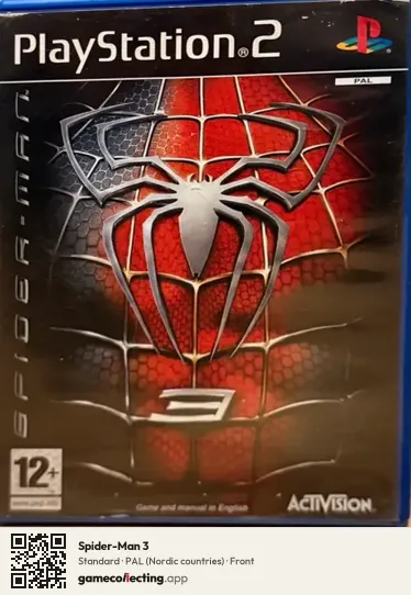 Spider-Man 3 PlayStation 2, Nordic countries box front