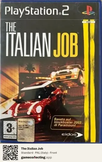 The Italian Job PlayStation 2, Italy box front