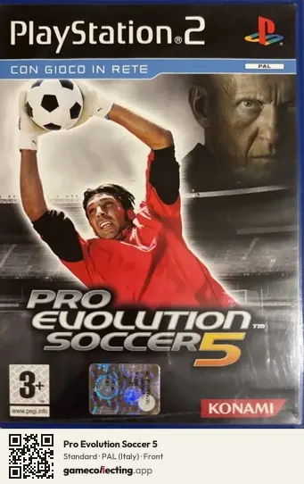 Pro Evolution Soccer 5 PlayStation 2, Italy box front