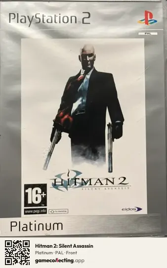Hitman 2: Silent Assassin PlayStation 2, PAL box front