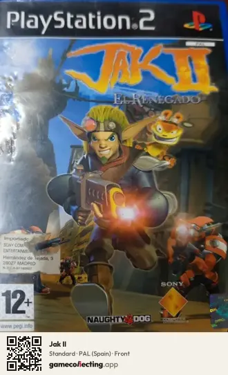 Jak II PlayStation 2, Spain box front