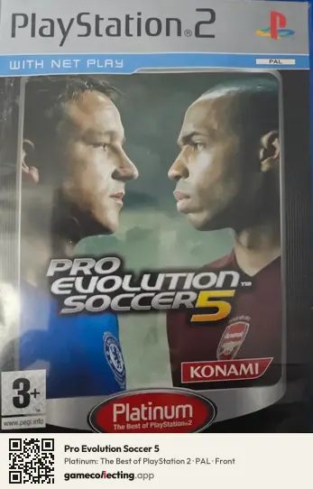 Pro Evolution Soccer 5 PlayStation 2, PAL box front