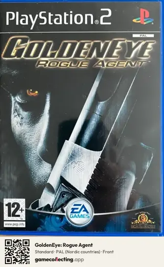 GoldenEye: Rogue Agent PlayStation 2, Nordic countries box front