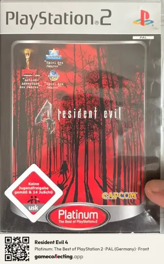 Resident Evil 4 PlayStation 2, Germany box front