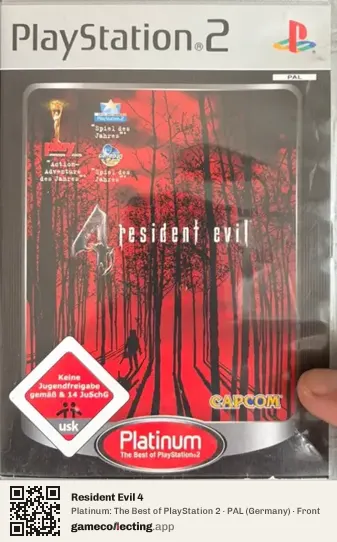 Resident Evil 4 PlayStation 2, Germany box front
