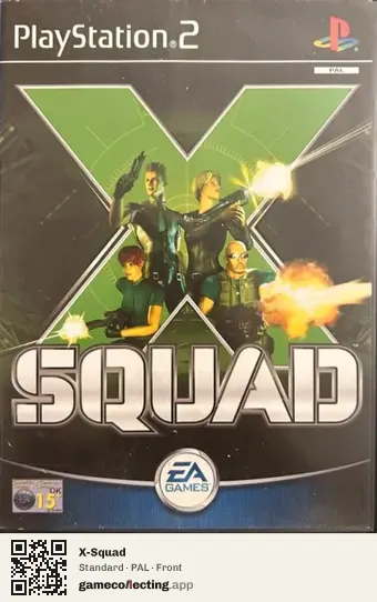 X-Squad PlayStation 2, PAL box front