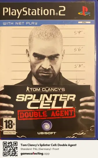 Tom Clancy's Splinter Cell: Double Agent PlayStation 2, Germany box front