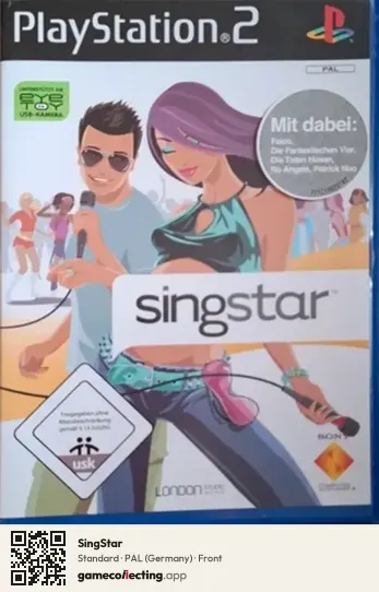 SingStar PlayStation 2, Germany box front