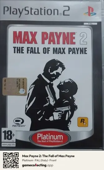Max Payne 2: The Fall of Max Payne PlayStation 2, Italy box front