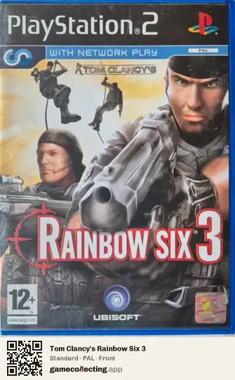 Tom Clancy's Rainbow Six 3 PlayStation 2, PAL box front