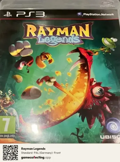 Rayman Legends PlayStation 3, Germany box front