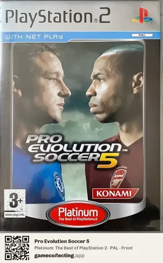 Pro Evolution Soccer 5 PlayStation 2, PAL box front
