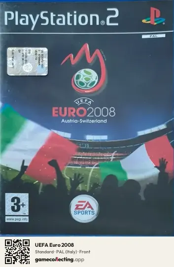 UEFA Euro 2008 PlayStation 2, Italy box front