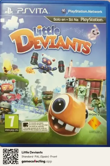Little Deviants PlayStation Vita, Spain box front