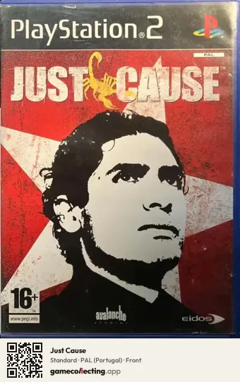 Just Cause PlayStation 2, Portugal box front
