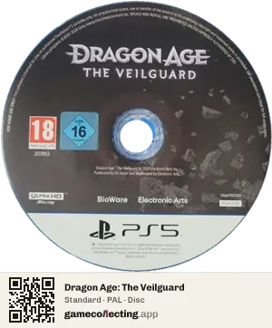 Dragon Age: The Veilguard PlayStation 5, PAL disc