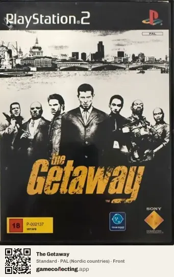 The Getaway PlayStation 2, Nordic countries box front