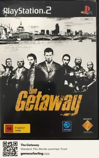 The Getaway PlayStation 2, Nordic countries box front