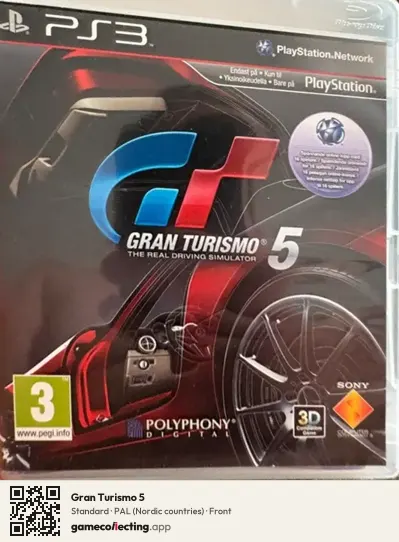 Gran Turismo 5 PlayStation 3, Nordic countries box front