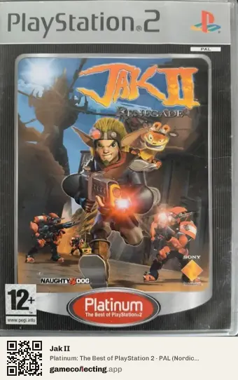 Jak II PlayStation 2, Nordic countries box front