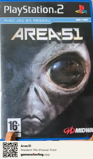 Area 51 PlayStation 2, France box front