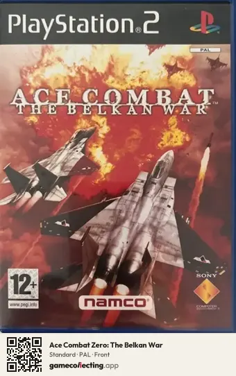 Ace Combat Zero: The Belkan War PlayStation 2, PAL box front