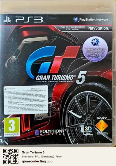 Gran Turismo 5 PlayStation 3, Germany box front