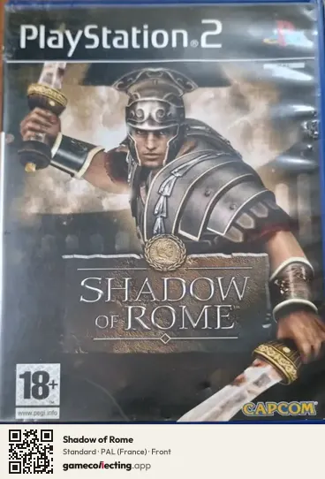 Shadow of Rome PlayStation 2, France box front