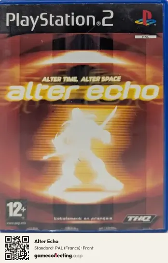 Alter Echo PlayStation 2, France box front