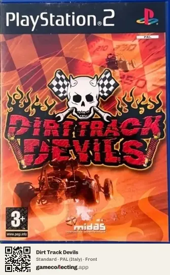 Dirt Track Devils PlayStation 2, Italy box front