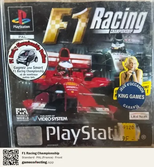 F1 Racing Championship PlayStation, France box front