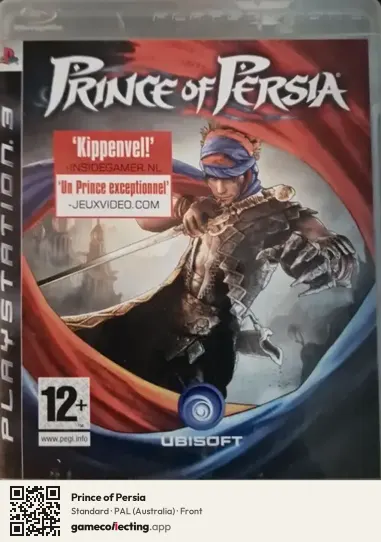 Prince of Persia PlayStation 3, Australia box front