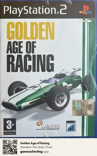 Golden Age of Racing PlayStation 2, Italy box front