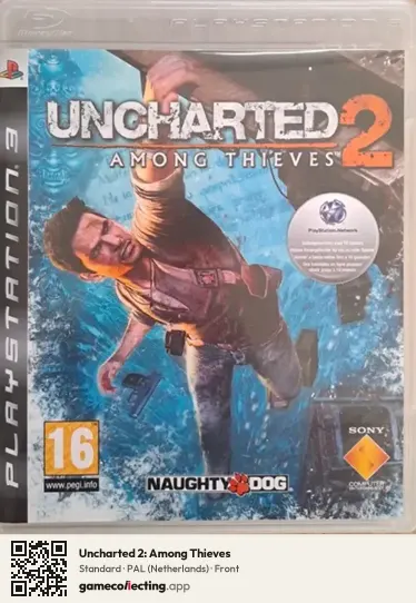 Uncharted 2: Among Thieves PlayStation 3, Netherlands box front