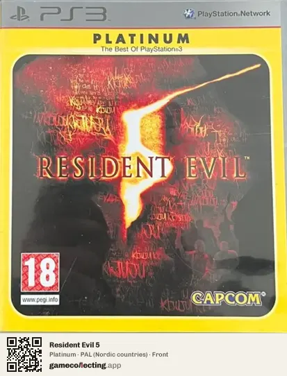 Resident Evil 5 PlayStation 3, Nordic countries box front