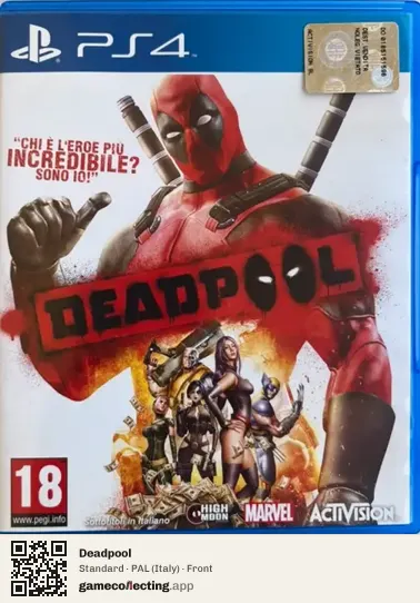 Deadpool PlayStation 4, Italy box front