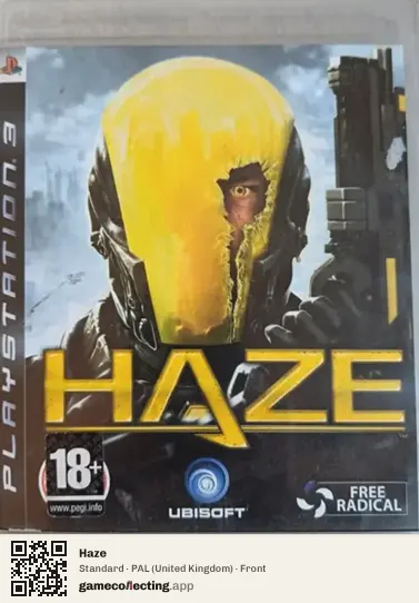 Haze PlayStation 3, United Kingdom box front