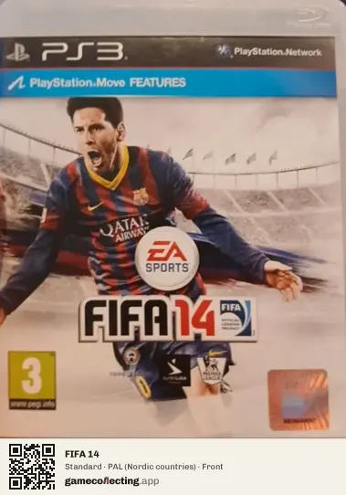 FIFA 14 PlayStation 3, Nordic countries box front