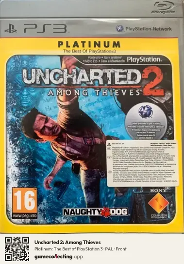 Uncharted 2: Among Thieves PlayStation 3, PAL box front